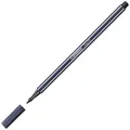Marker fibrowy premium - STABILO Pen 68 - 1 szt. - granatowo-szary